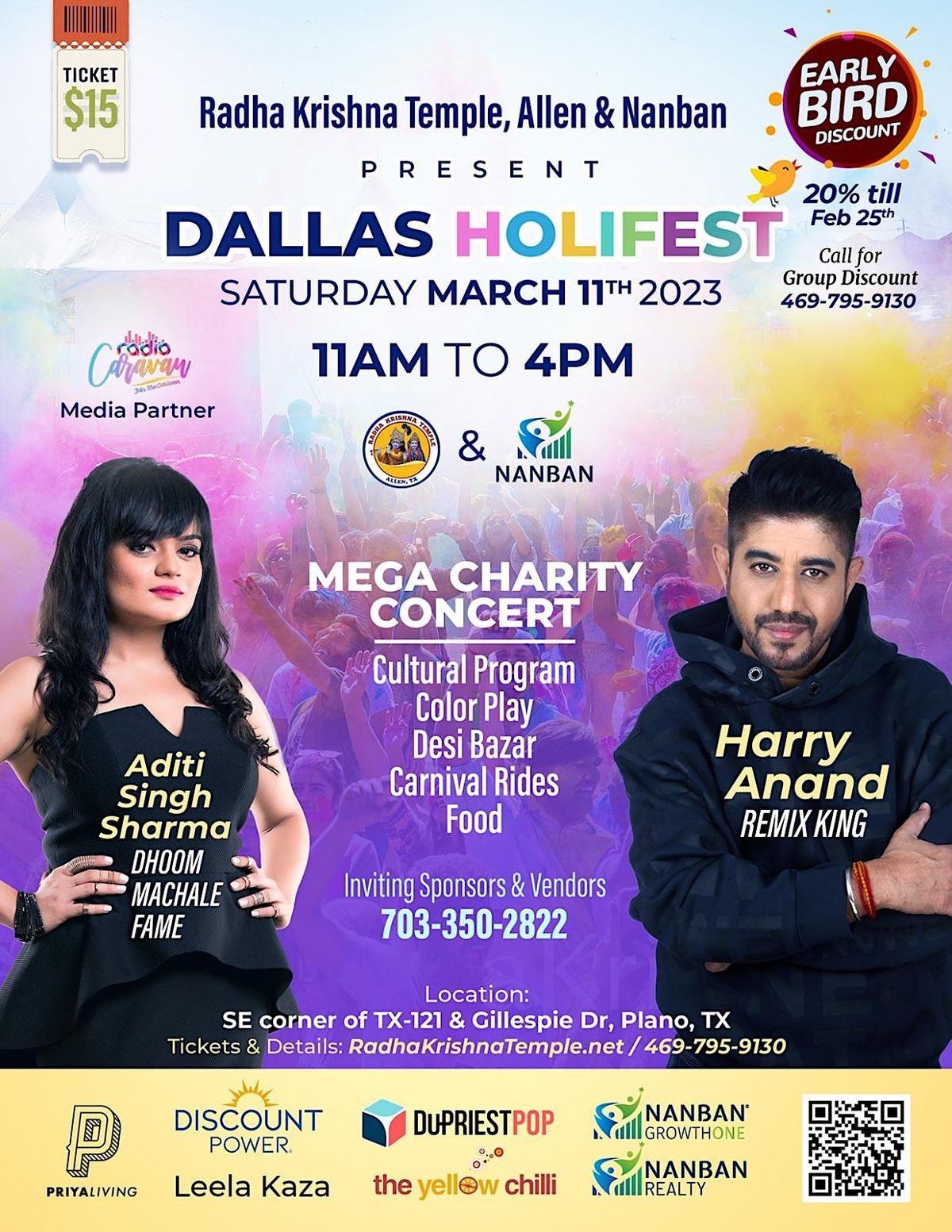 8th Annual Dallas HoliFest @Plano,TX
