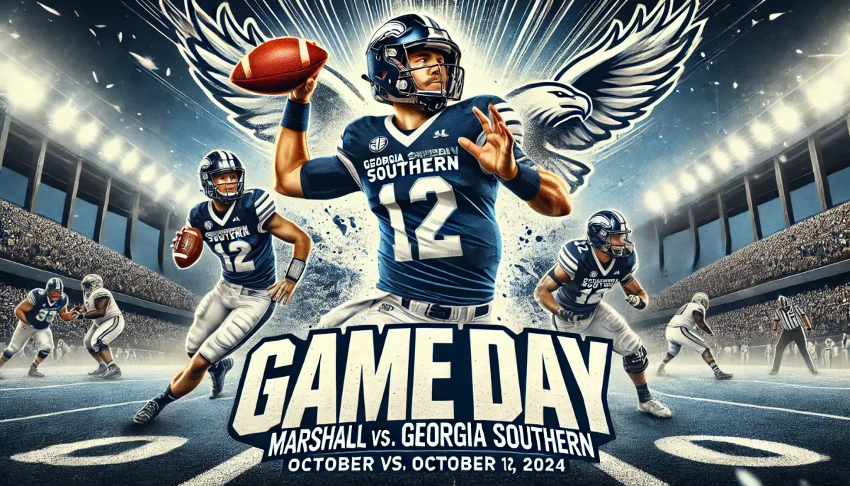 Georgia Southern Eagles at Marshall Thundering Herd Football at Joan C Edwards Stadium