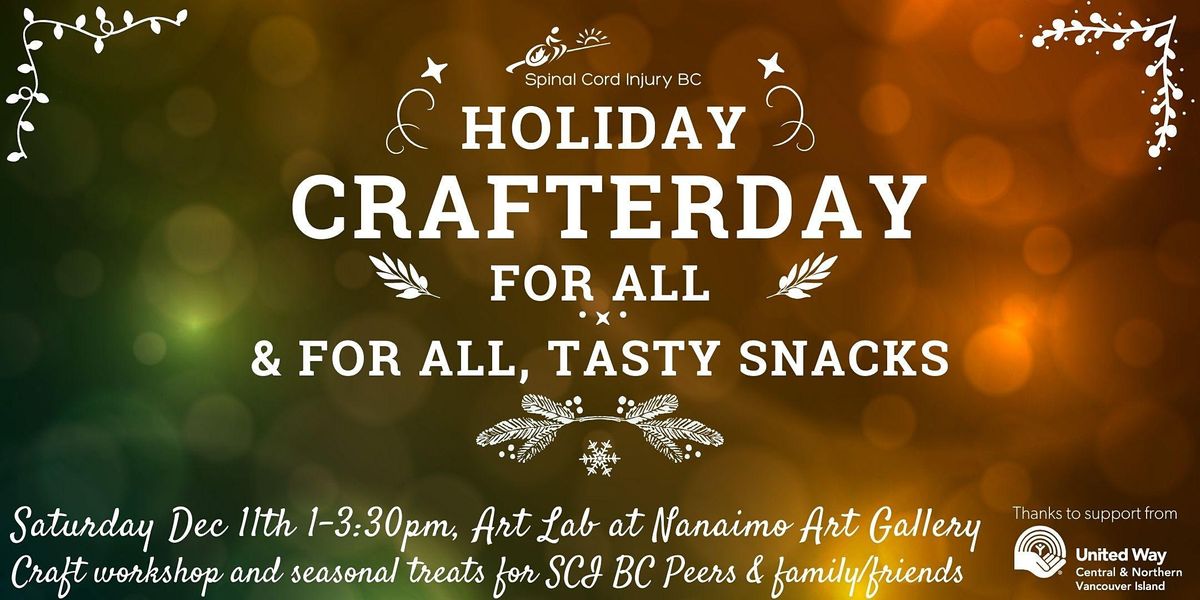 MidIsland Holiday Crafterday 2021 Nanaimo Art Gallery December 11