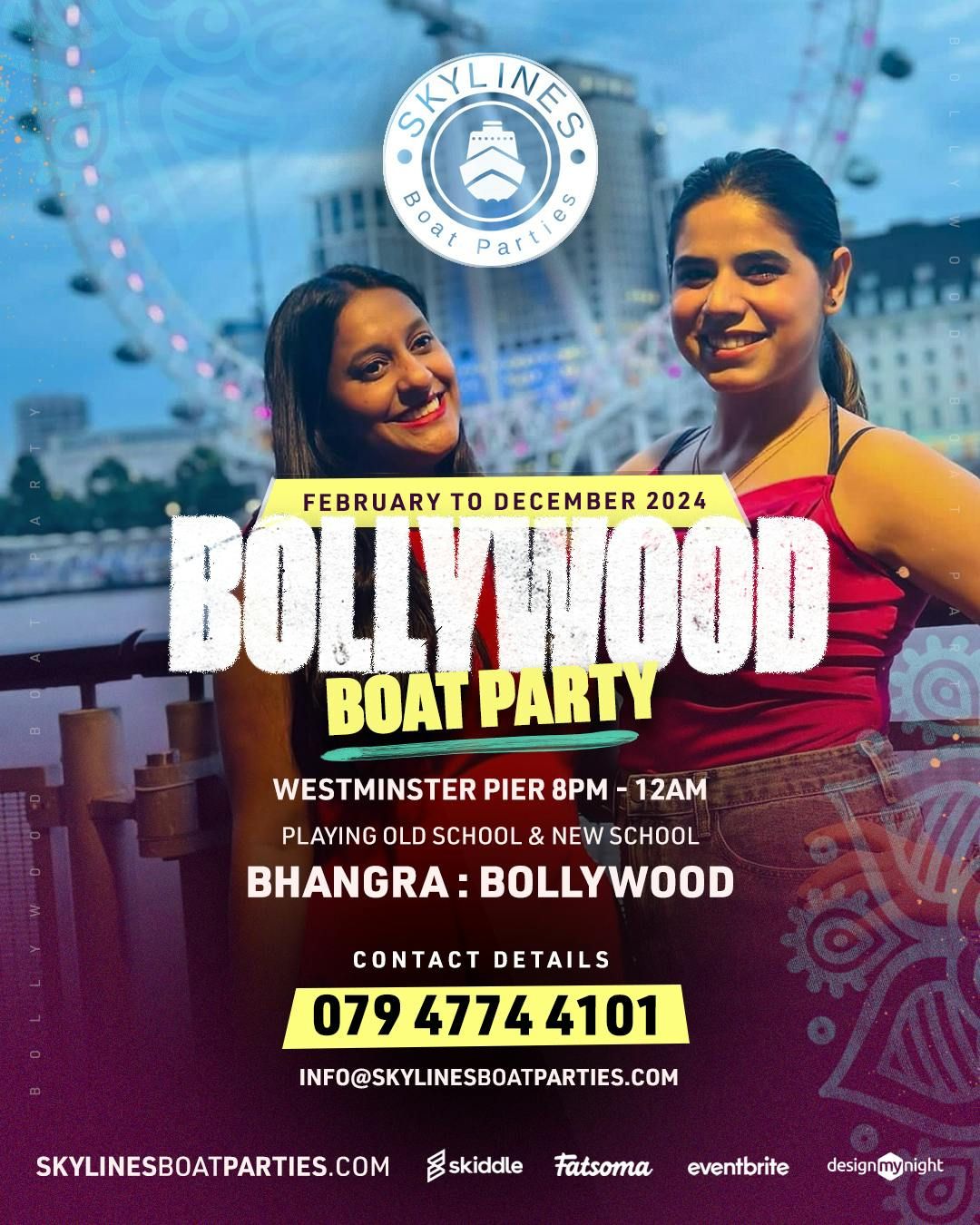 Bollywood boat party on the Thames  