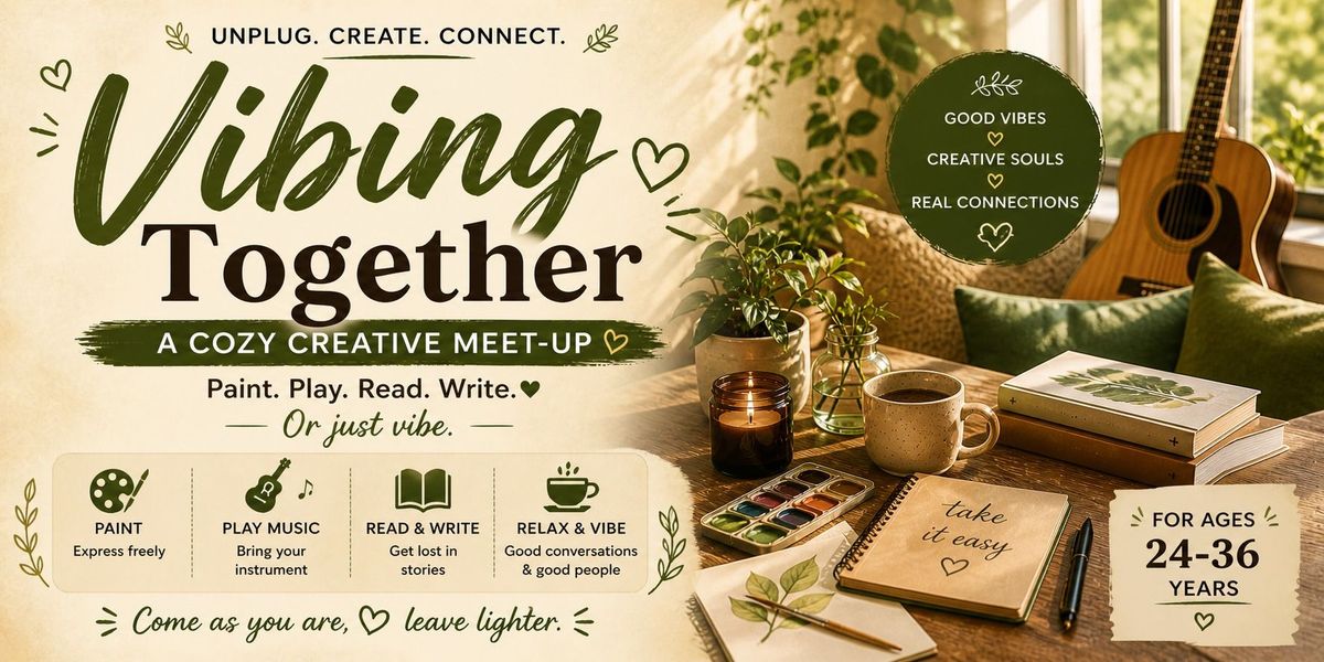 Vibing Together - Paint, Music, Book and Chill