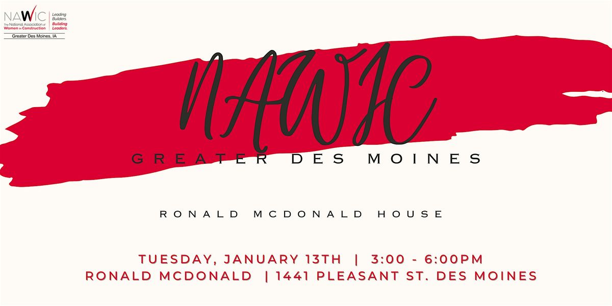 NAWIC Volunteer Opportunity at Ronald McDonald House