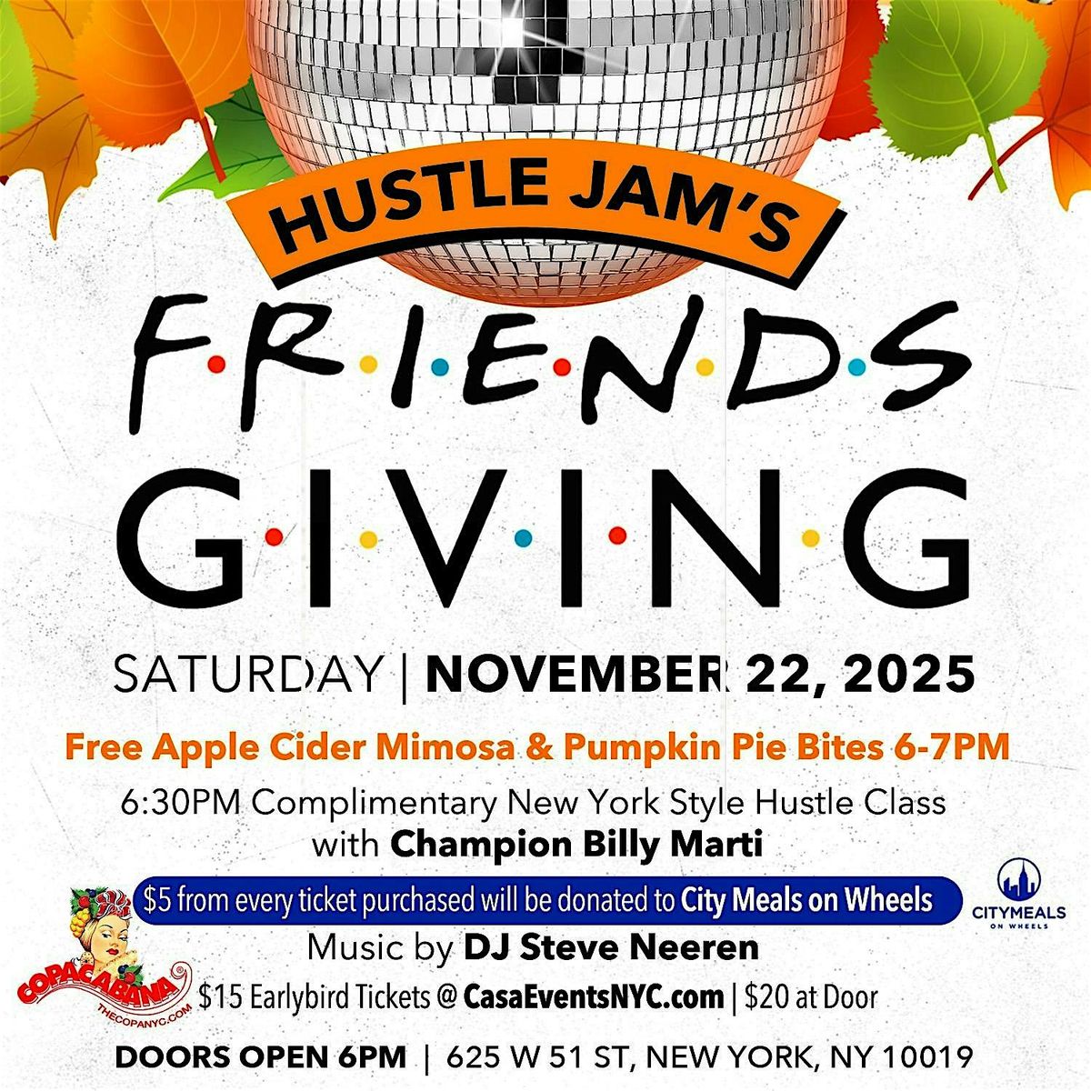 Hustle Jam's Friendsgiving Dance Party-Groove & Give Thanks