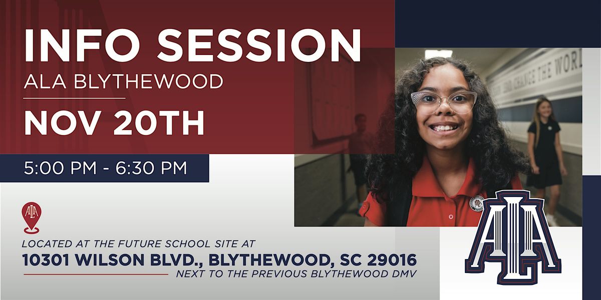 ALA Blythewood Information Sessions