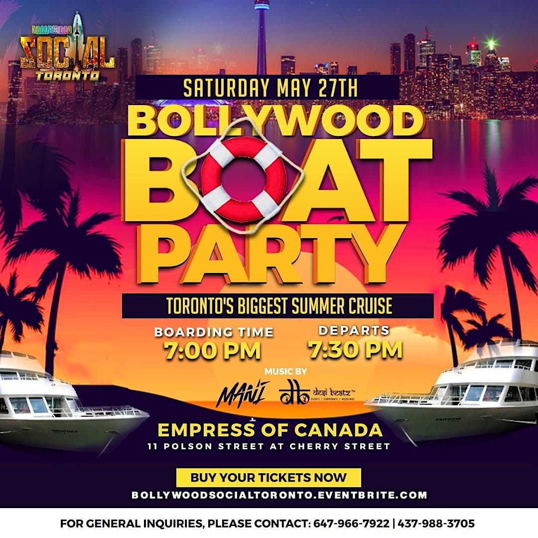 bollywood boat cruise party toronto