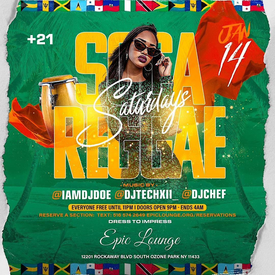 SOCA REGGAE SATURDAY'S