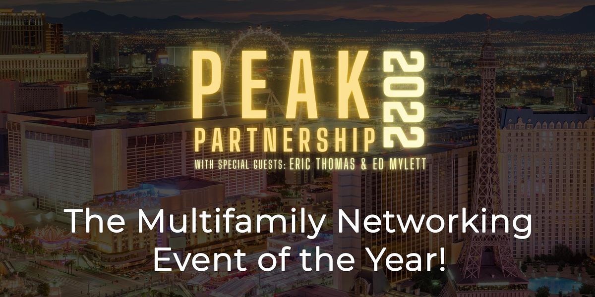 Multifamily Peak Partnership 2022 in Las Vegas Paris Las Vegas