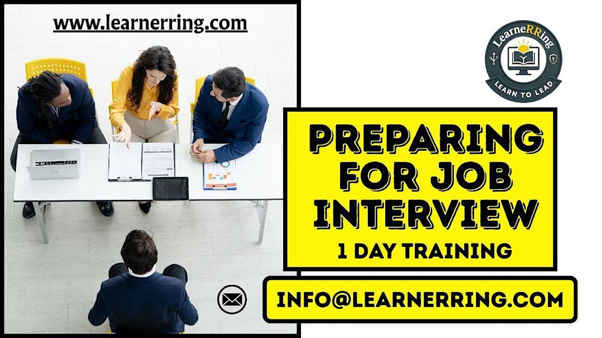 Preparing for Job Interviews 1 Day Workshop | New Braunfels, TX