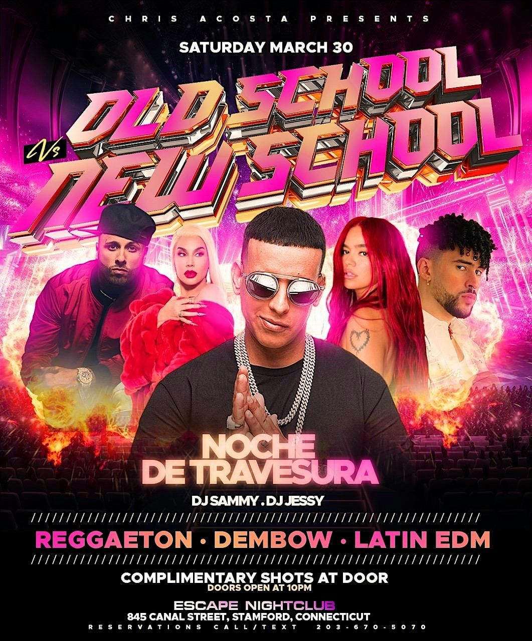 Old School VS New School Reggaeton Party | Escape Nightclub, Stamford ...