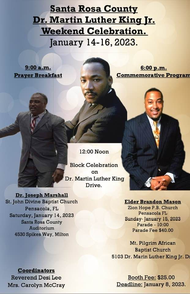 2023 Dr. Martin Luther King Jr. Prayer Breakfast | Santa Rosa County ...