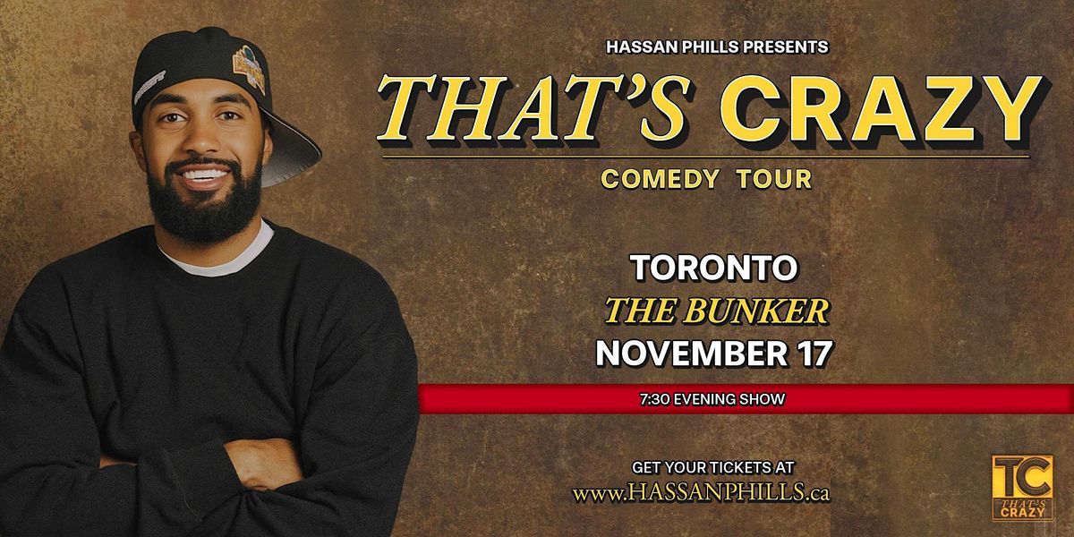 Hassan Phills Live: Toronto - 7:30 Show