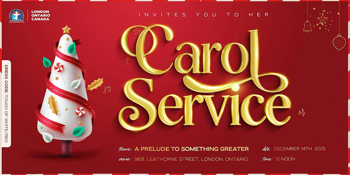 Carol Service: A Prelude to Something Greater!