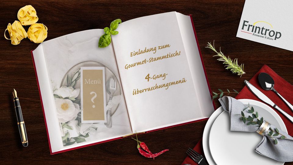 Gourmet-Stammtisch Juni 2022 | 4-Gang \u00dcberraschungsmen\u00fc (keine Ausweispflicht)