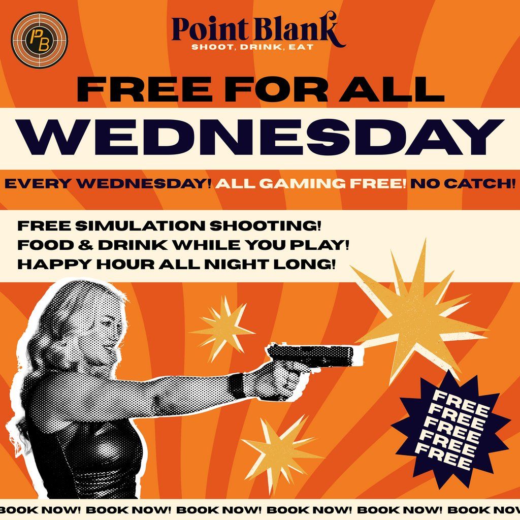 Free Shooting Wednesdays @ Point Blank Newcastle
