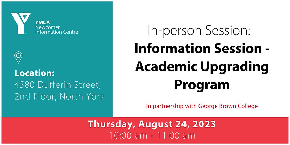 Information Session: George Brown College Academic Upgrading