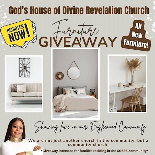 6th Annual Furniture Giveaway! PT 2 God's House of Divine Revelation