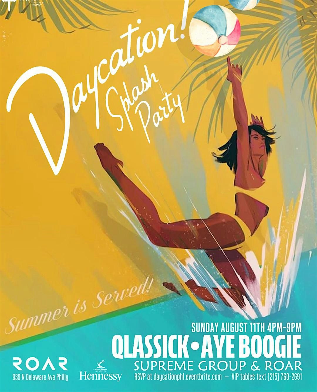 DayCation Splash Pool Party Sunday August 11th 4pm-9pm