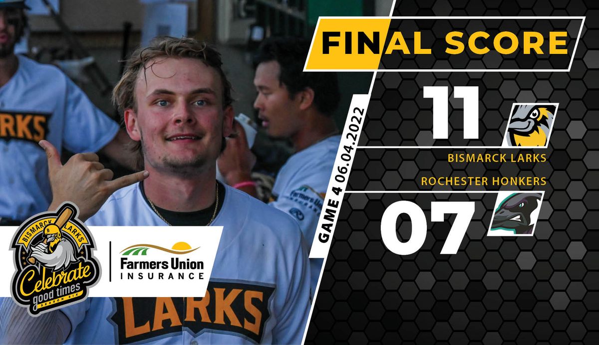 Rochester Honkers vs. Bismarck Larks