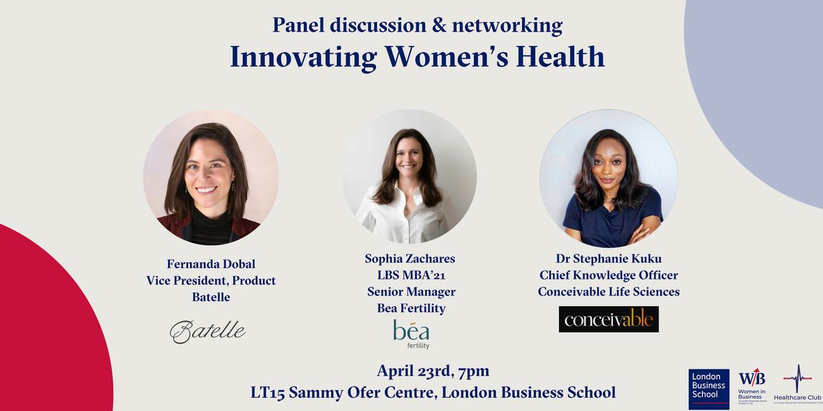 Innovating Womens Health: Femtech Panel And Networking | London ...