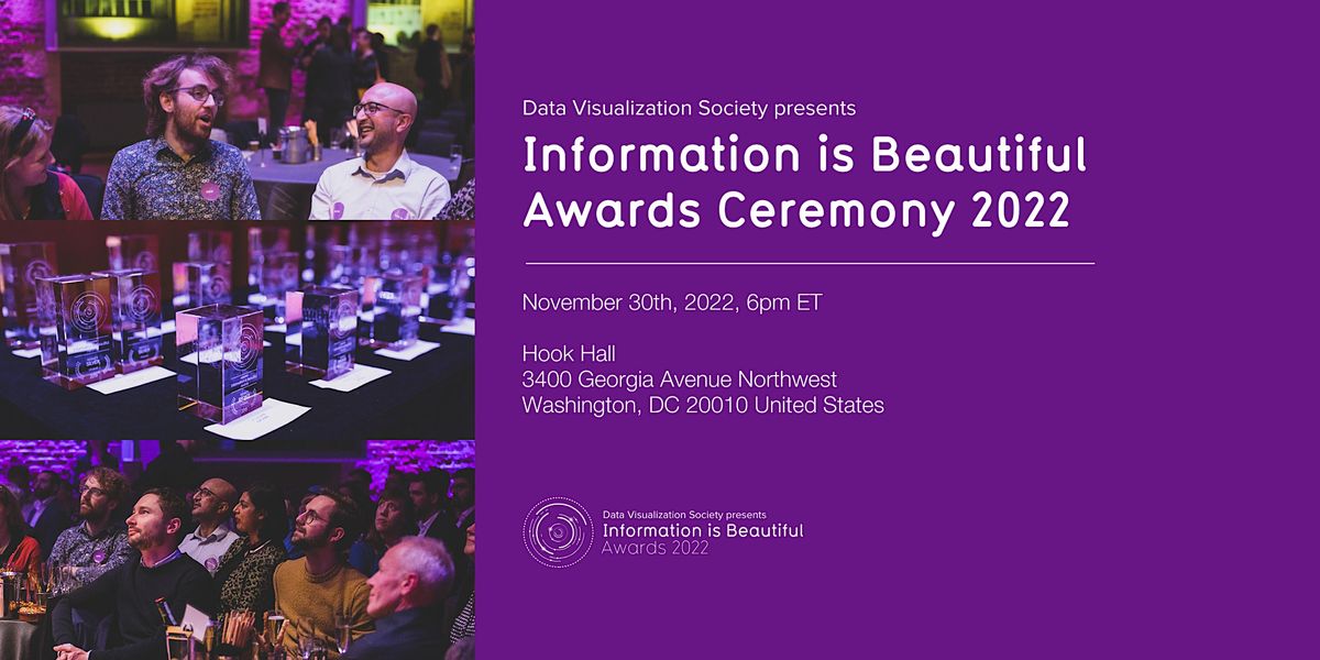 Information is Beautiful Awards Ceremony at Hook Hall, Washington on ...