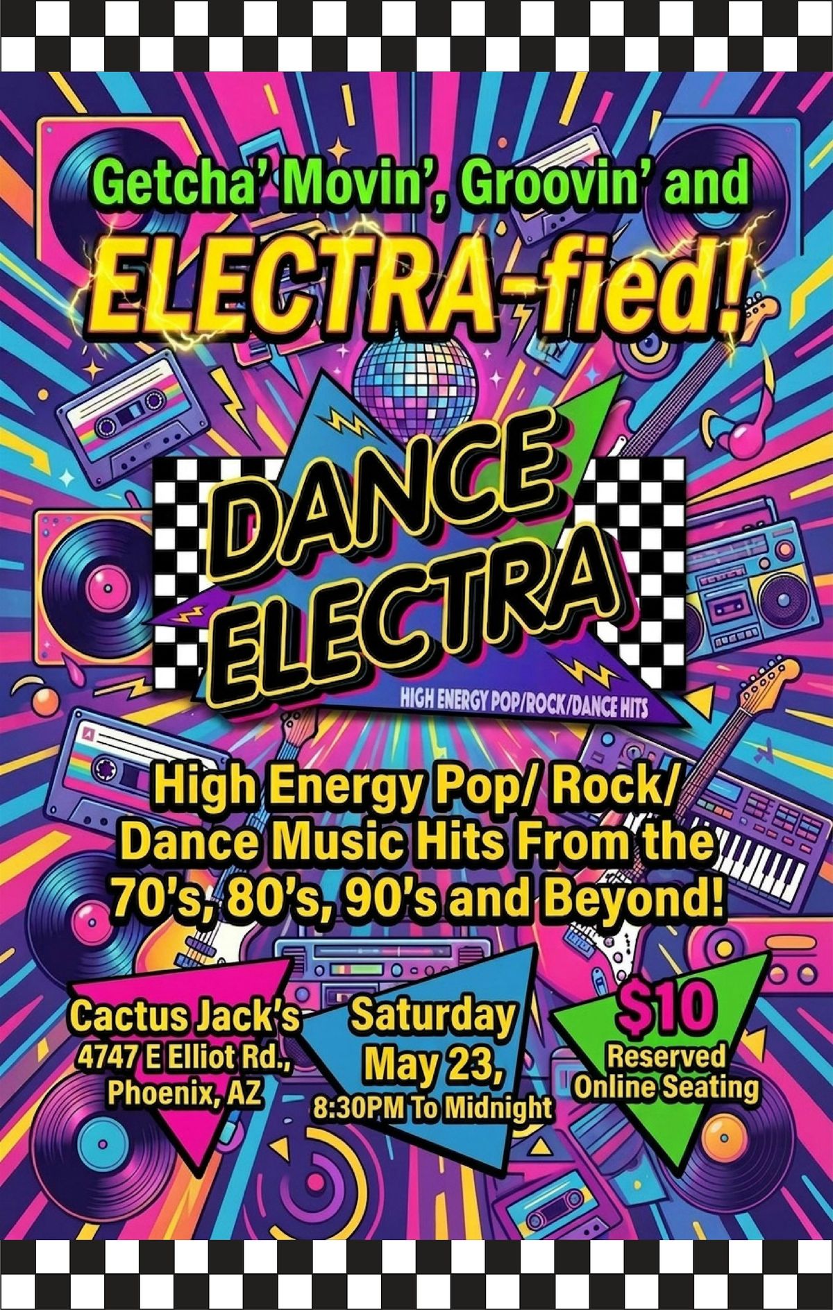 DANCE ELECTRA @ CactusJacks Sat May 23rd