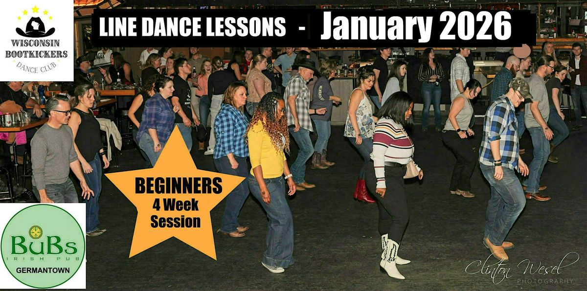 Line Dance Lessons Beginners 4 Week Session - GERMANTOWN