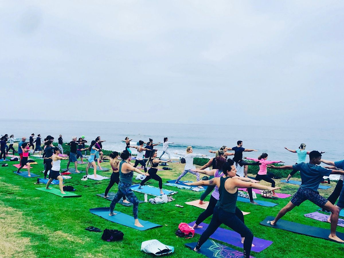 Yoga at the beach La Jolla