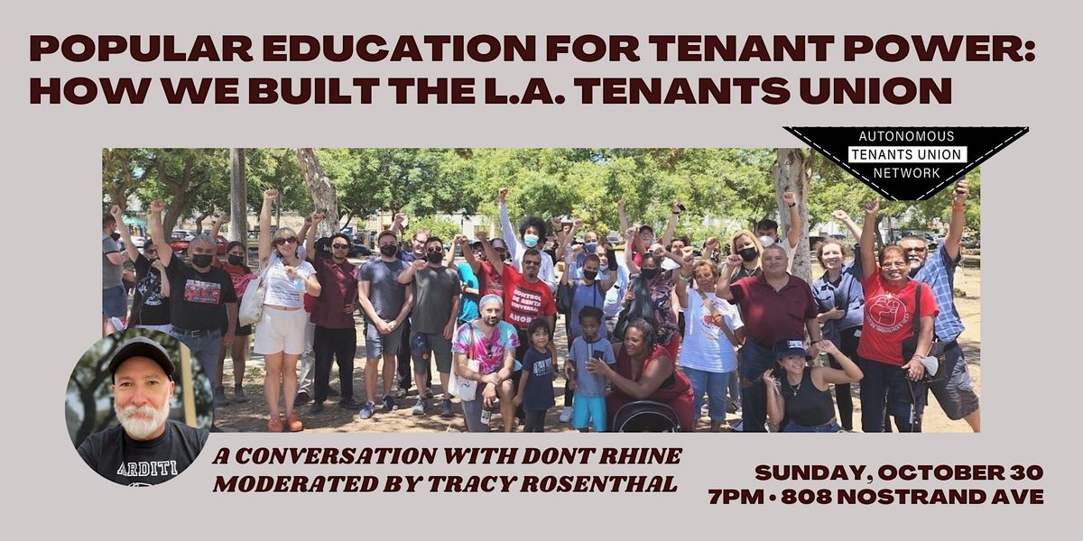 Popular Education for Tenant Power: How We Built the LA Tenants Union