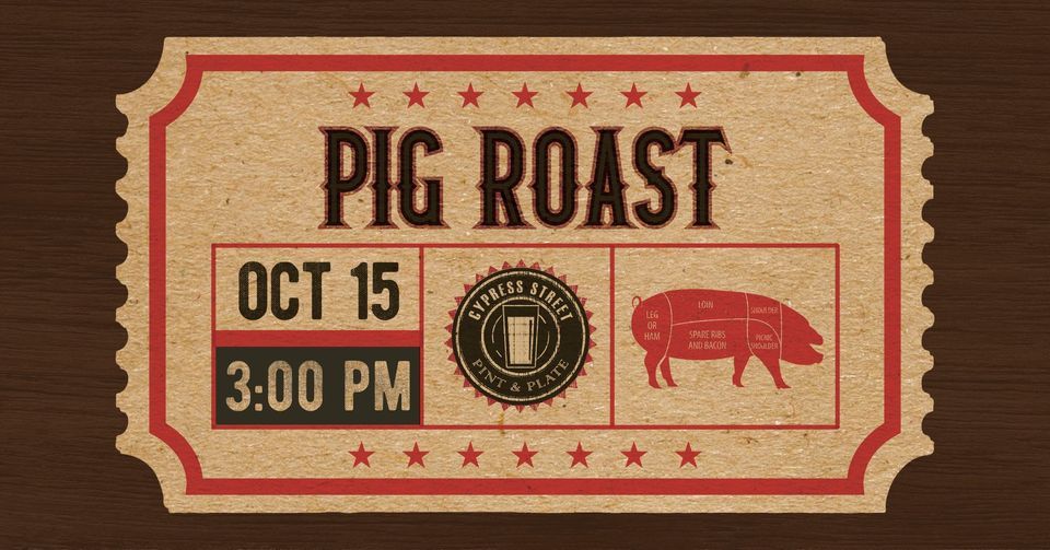 Pig Roast 2022 Cypress Street Pint and Plate, Atlanta, GA October