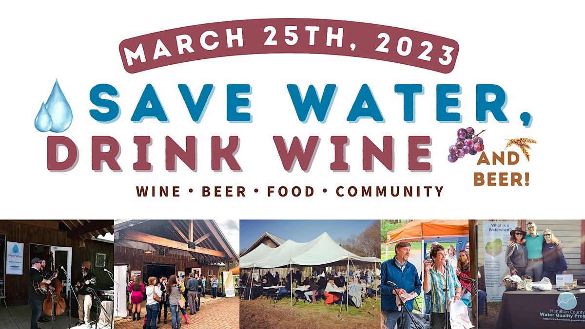 Save Water Drink Wine