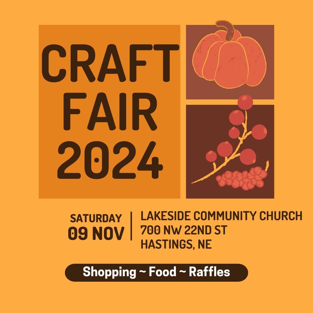 Craft Fair 2024 700 W. 22nd St, Hastings, NE, United States, Nebraska