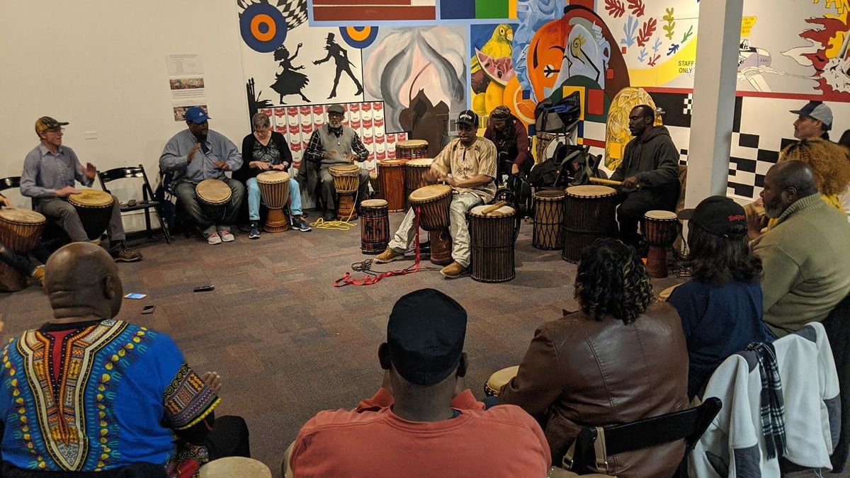 West African Drum with Kam Y H Thomas Community Center, Hampton, VA