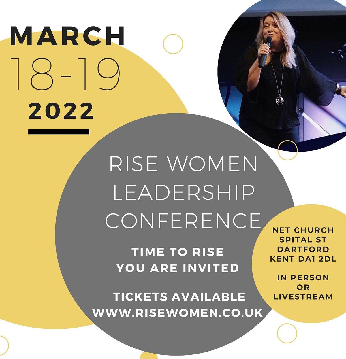 Rise Women Leadership Conference 2022 Net Church Dartford March 18