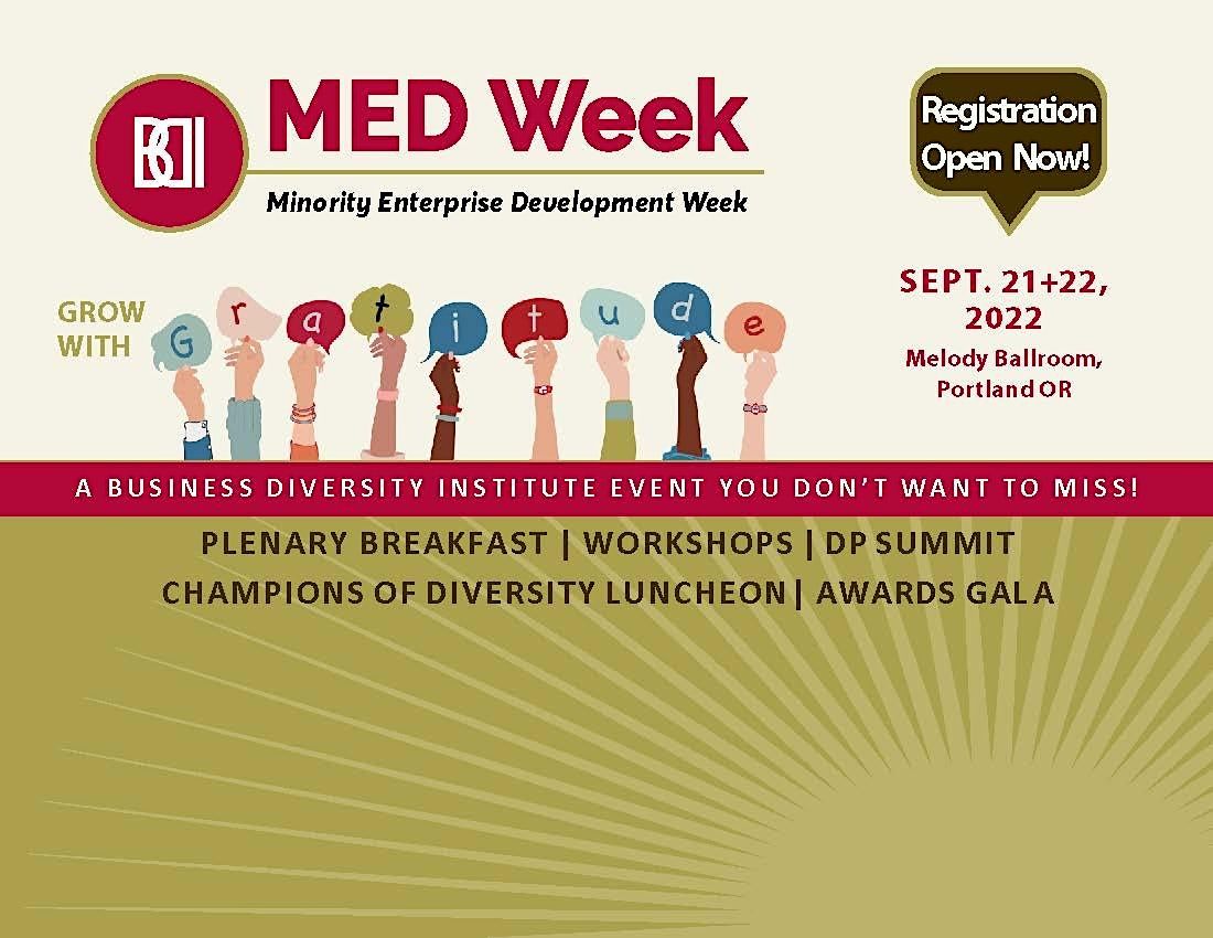 MED Week 2022 The Melody Event Center, Portland, OR September 21 to