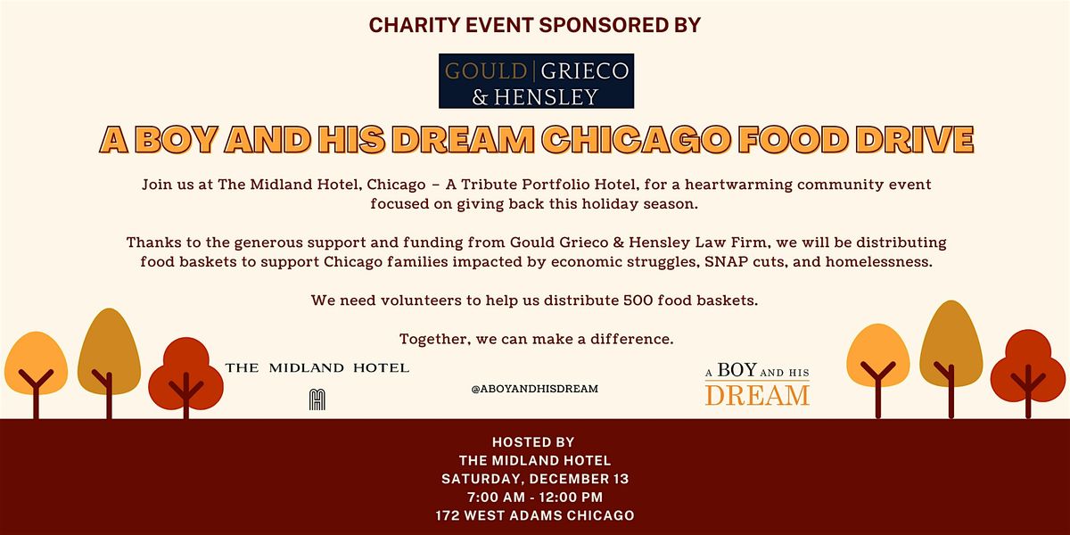 A Boy and His Dream \u2013 Chicago Community Food Drive