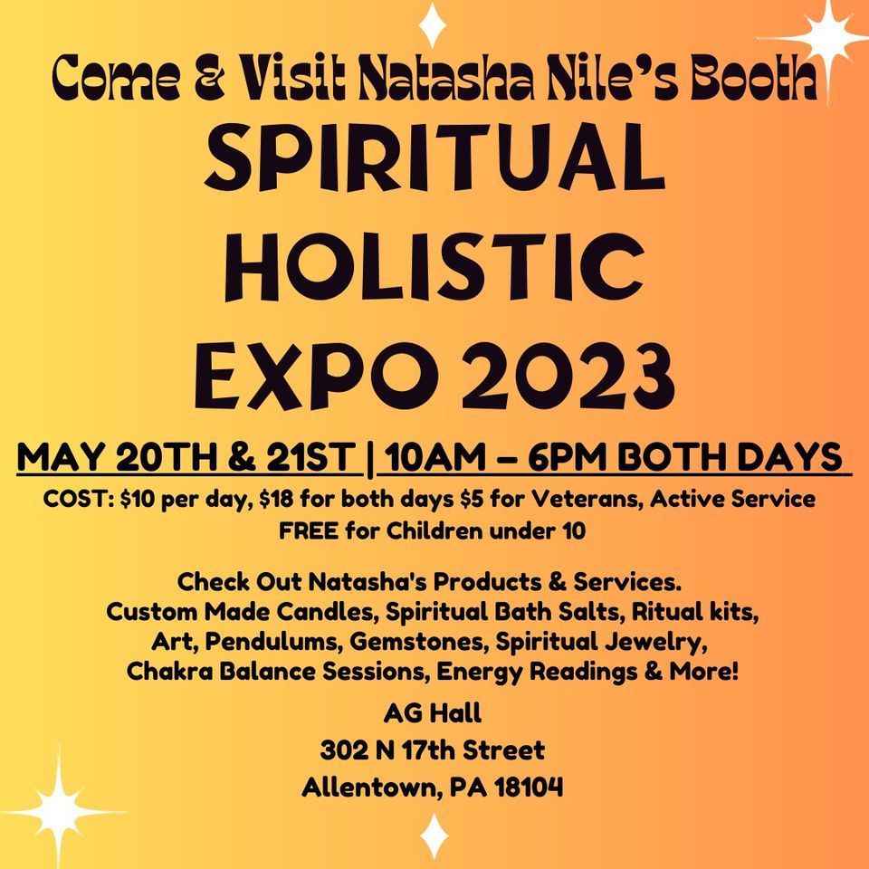 Holistic Expo 2025 AG Hall Allentown Fairgrounds May 20, 2025