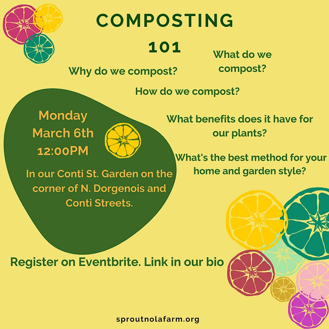 Composting Class: The basics behind composting. | 300 N Broad St, New ...