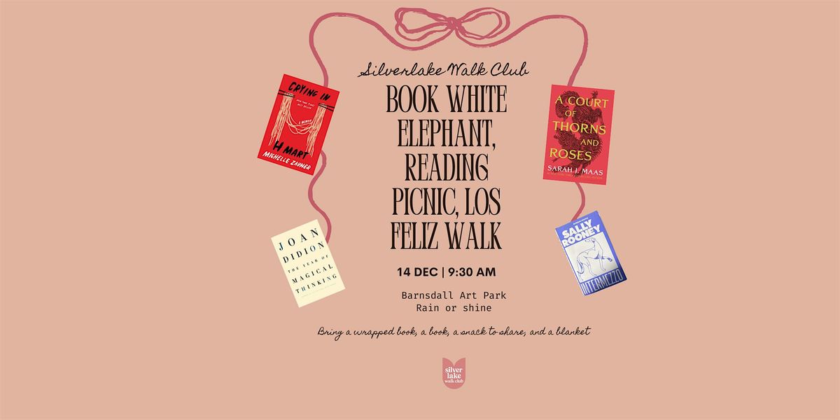 Silver Lake Walk Club Holiday Reading Picnic and Book White Elephant + Walk