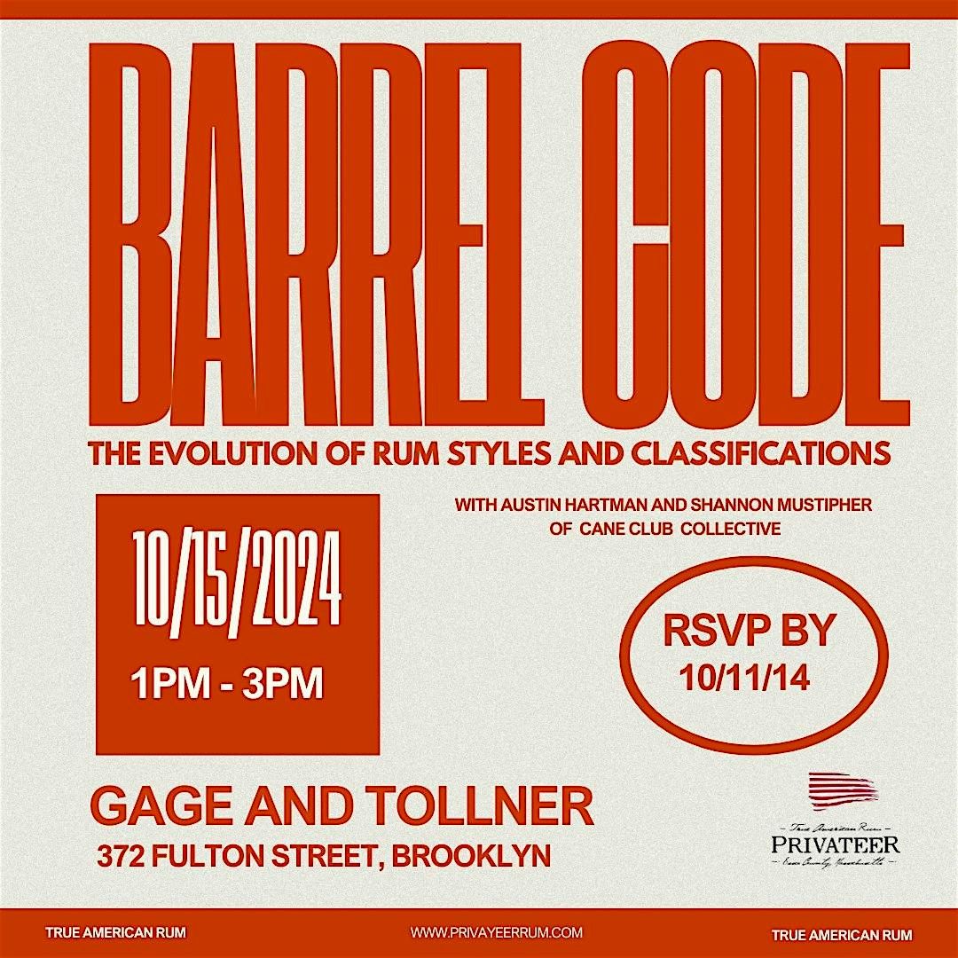 Barrel Code: Evolution Of Rum Styles And Classifications | Gage ...