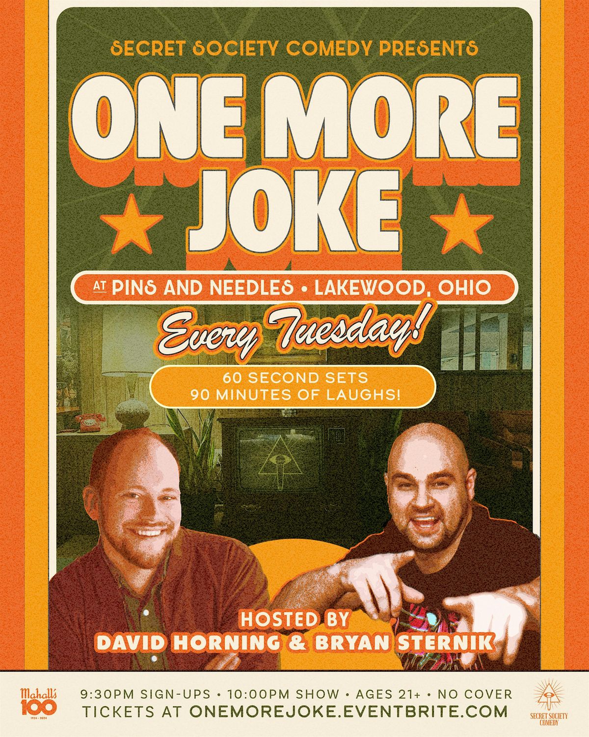 Secret Society Comedy Presents: One More Joke