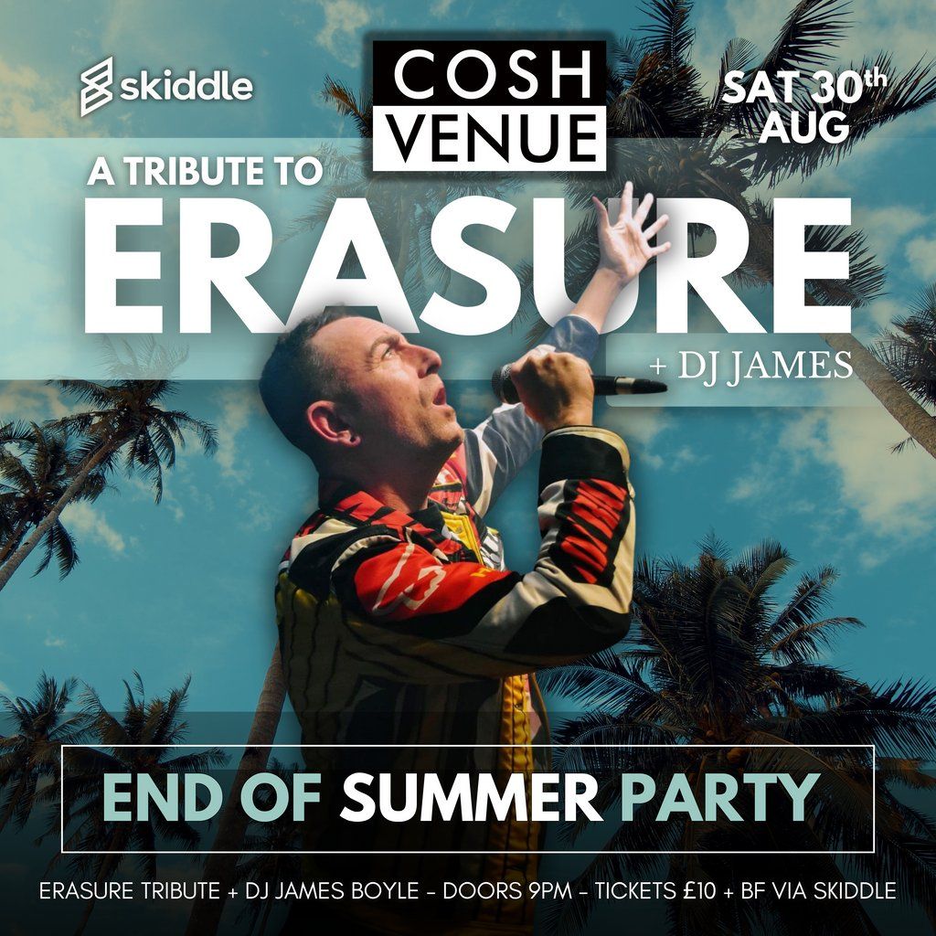 End of Summer Party: Erasure Tribute at the Cosh Venue
