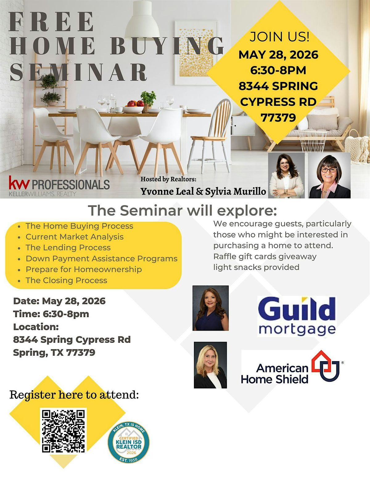 Welcome to the Home Buyer Seminar!