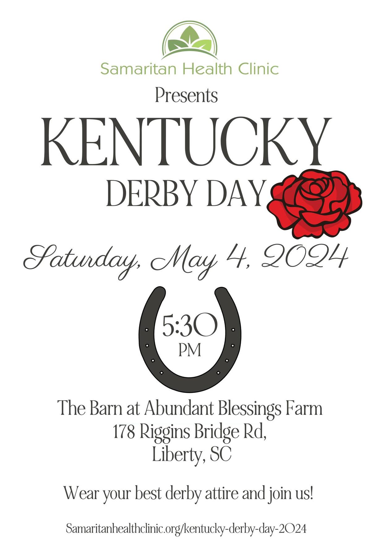 Kentucky Derby Day Samaritan Health Clinic 2024 The Barn at