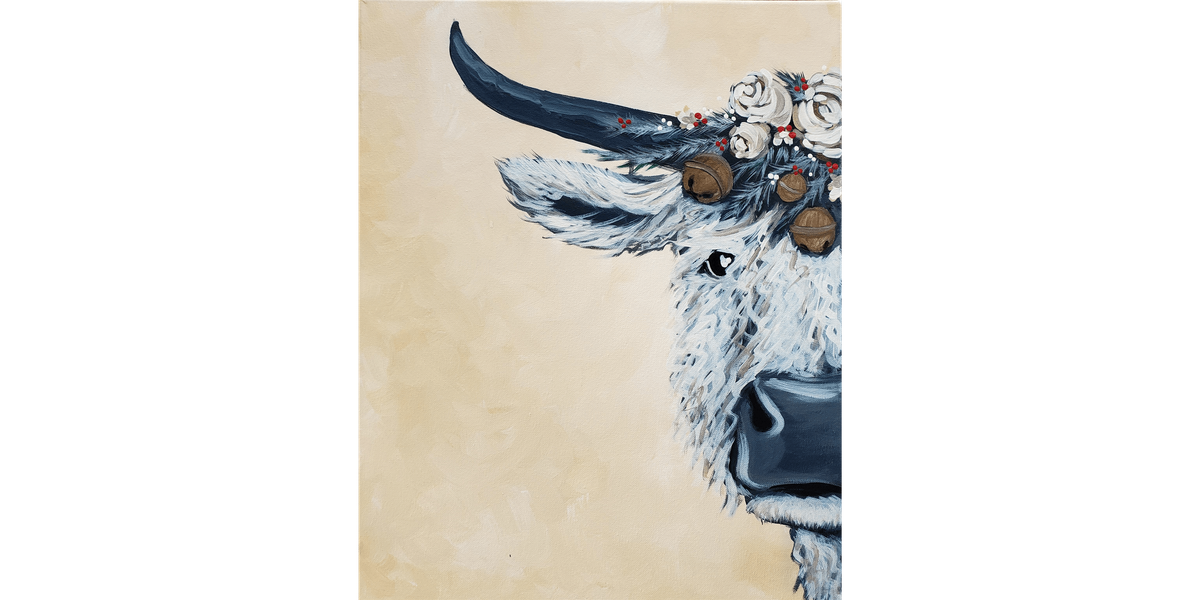Festive Winter Cow - Paint and Sip in Phoenix | Classpop!\u2122