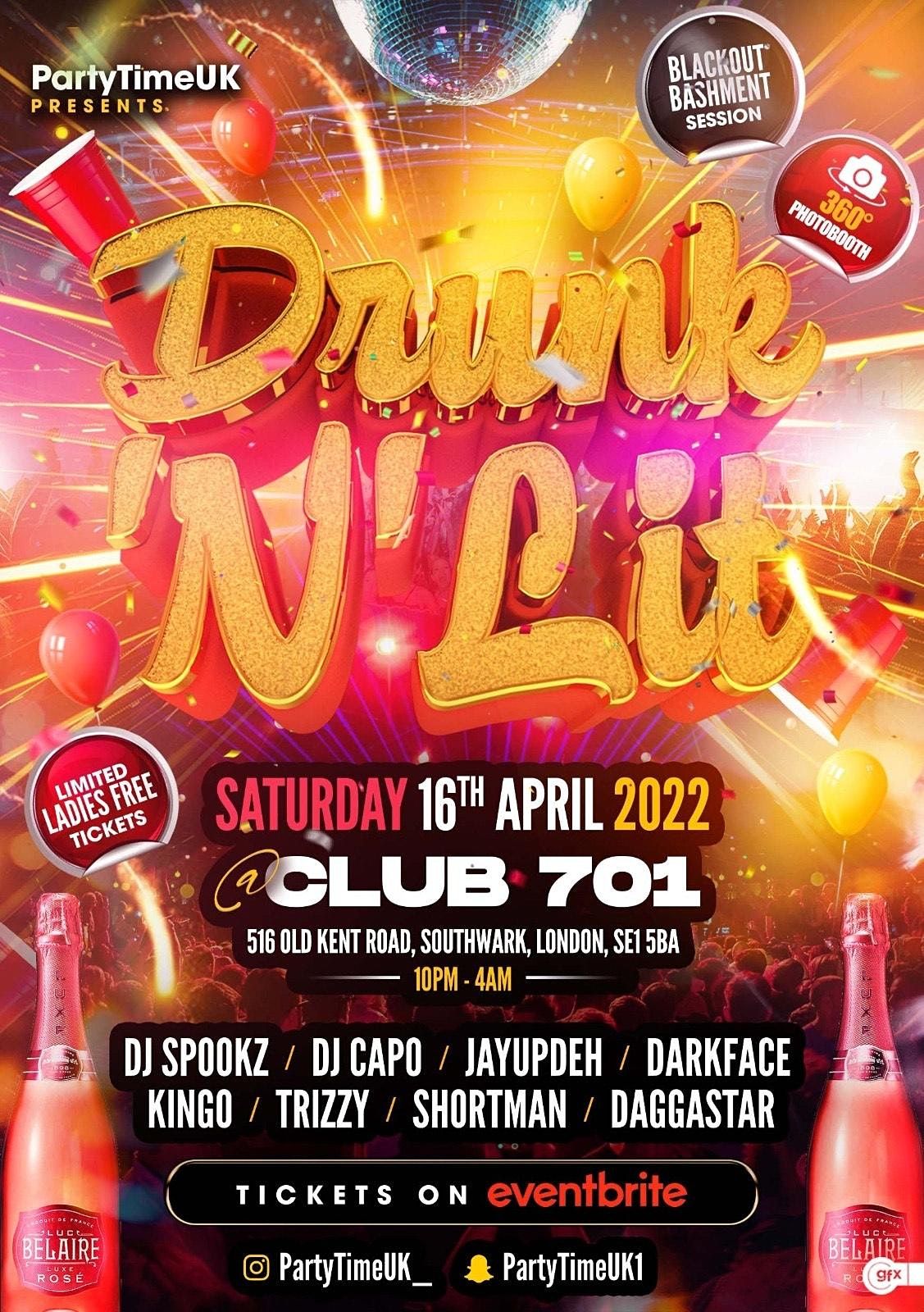 Drunk N Lit Club 701 London EN April 16 To April 17 drunk-n-lit-club-701-london-en-april-16-to-april-17