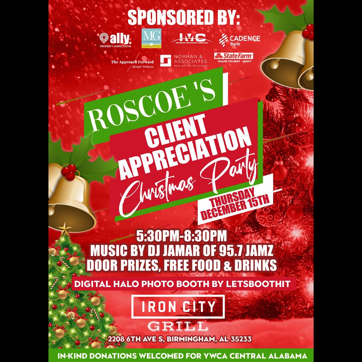 Roscoes Client Appreciation Christmas Party Iron City Grill