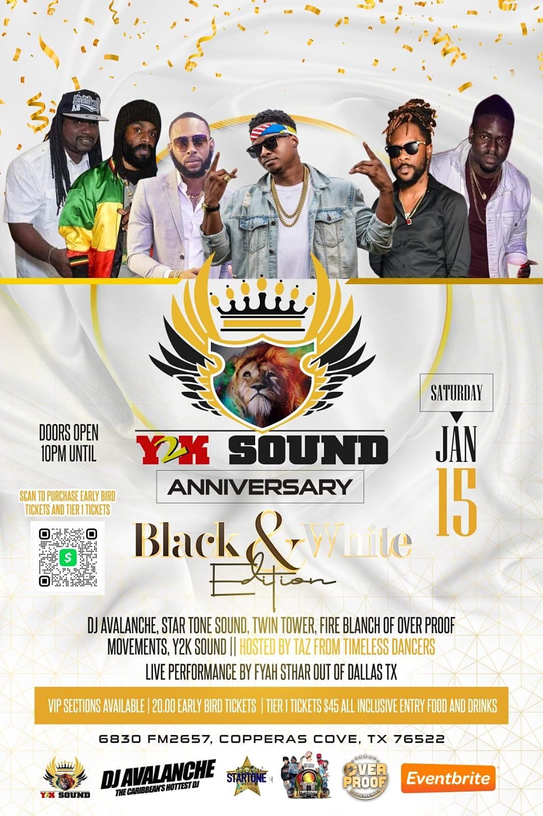 Y2K Sound Anniversary White & Black Edition FM 2657, Copperas Cove
