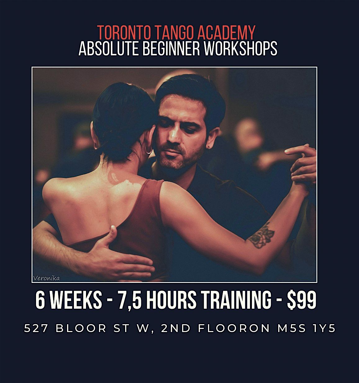 6 Weeks Intensive Argentine Tango Absolute Beginner Program