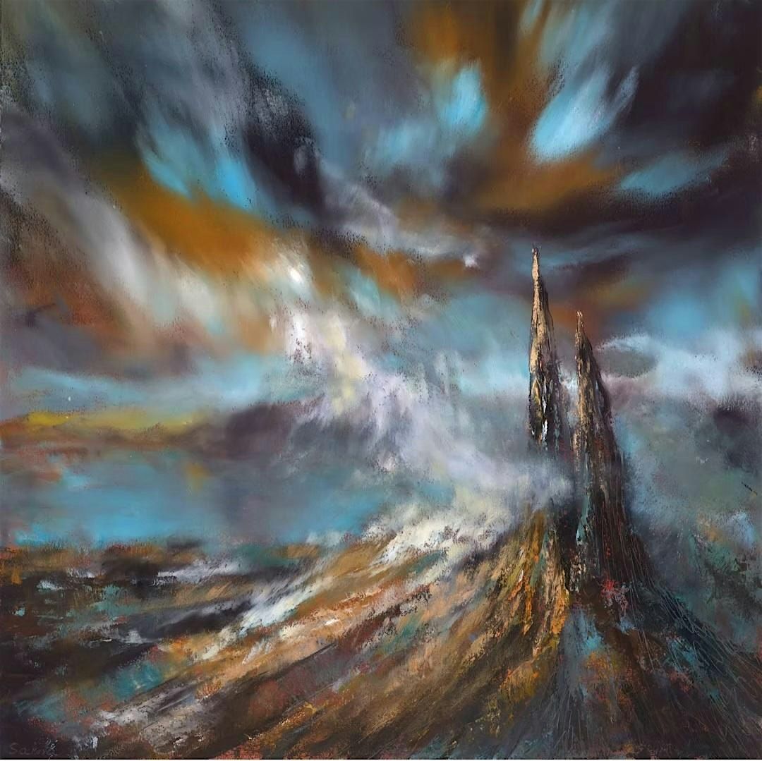 Atmospheric Landscapes in Oil & Cold Wax