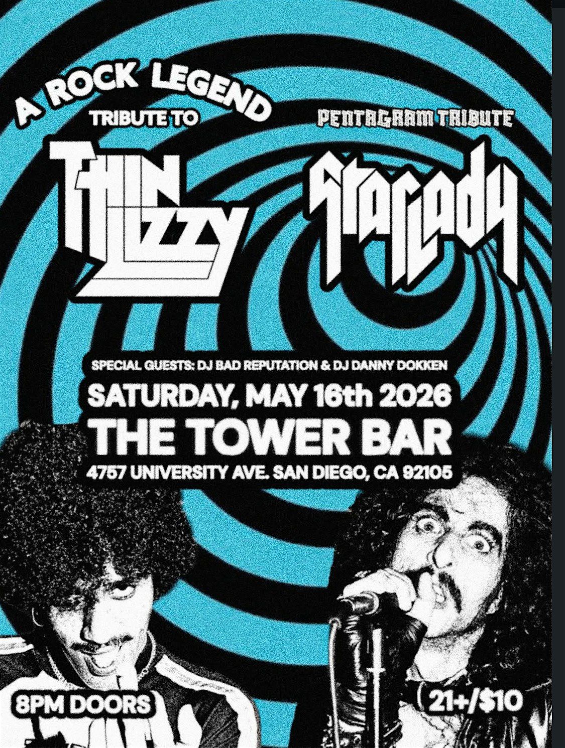 A Rock Legend & Starlady (Pentagram Tribute) @ The Tower Bar